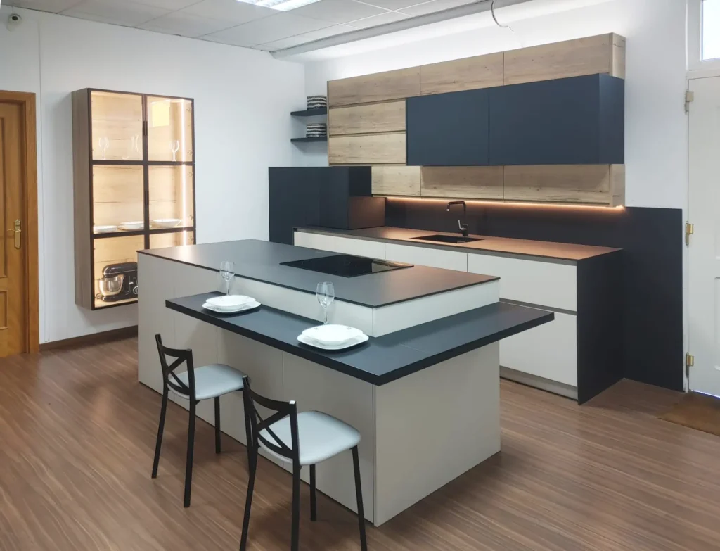 cocina blanca vista general